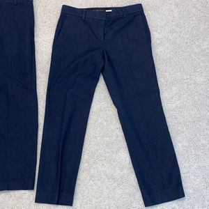Ann Taylor size 2 ankle dress pant in blue/navy